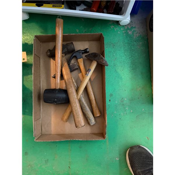 Rubber mallet and ham