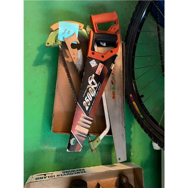 Assorted saws