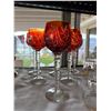 Image 1 : Hand cut crystal wine glasses