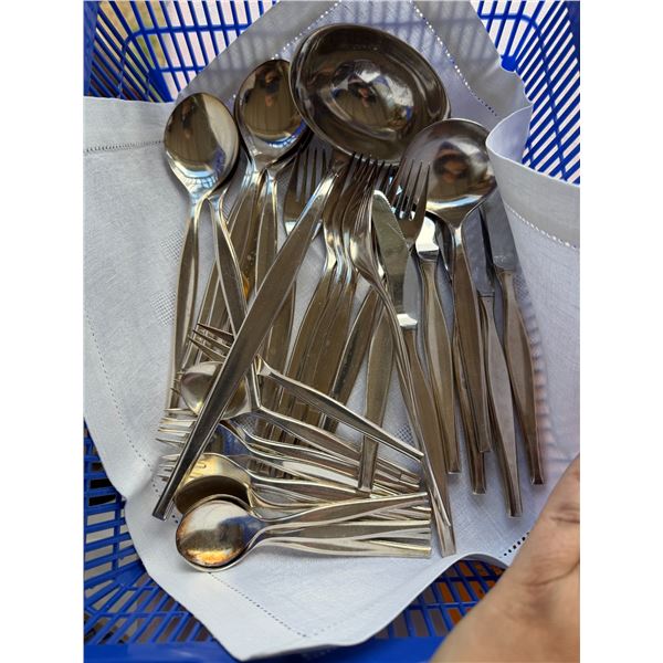 Cutlery and serving spoons