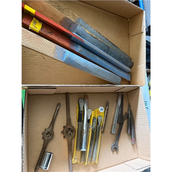 Files and other tools, chisels, etc.