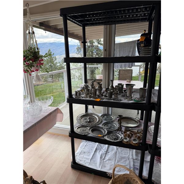 Shelf contents not included