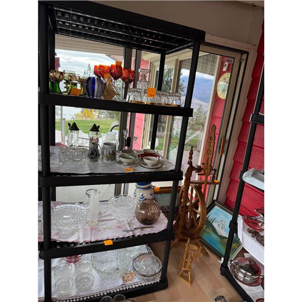 Shelf contents not included