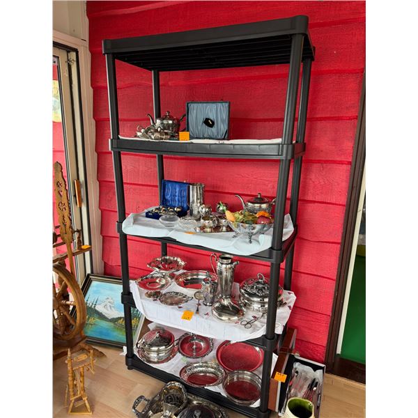 Shelf contents not included