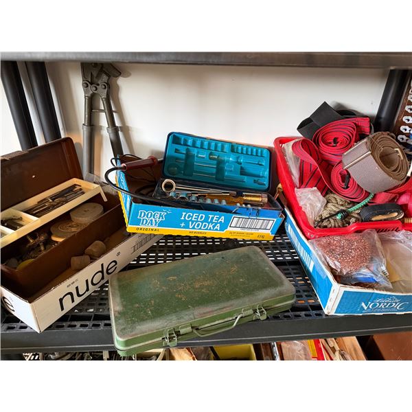 Straps, tools, grinding disc discs, et