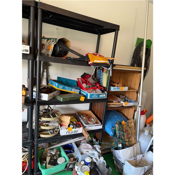 Shelf contents not included