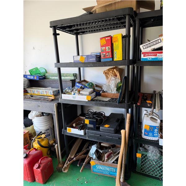 Shelf contents not included