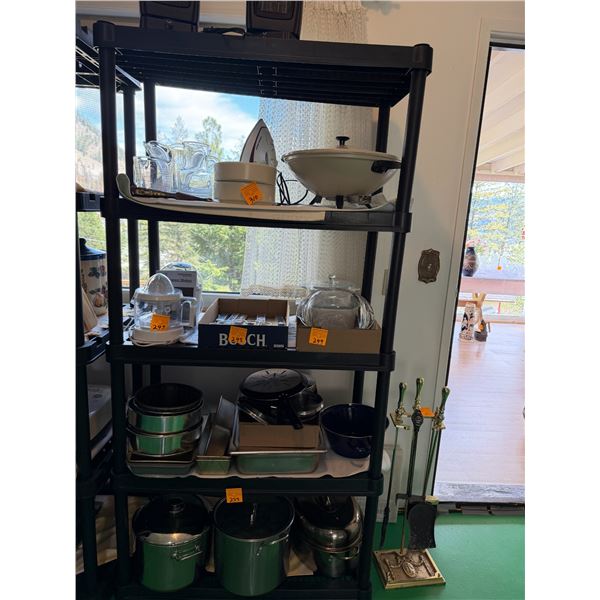 Shelf contents not included