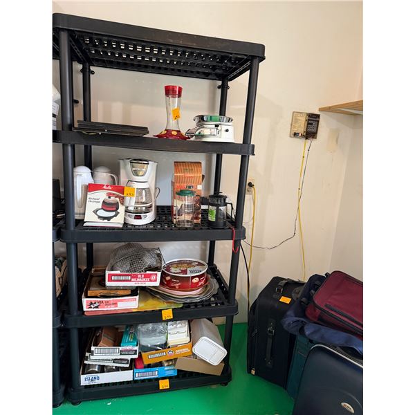 Shelf contents not included