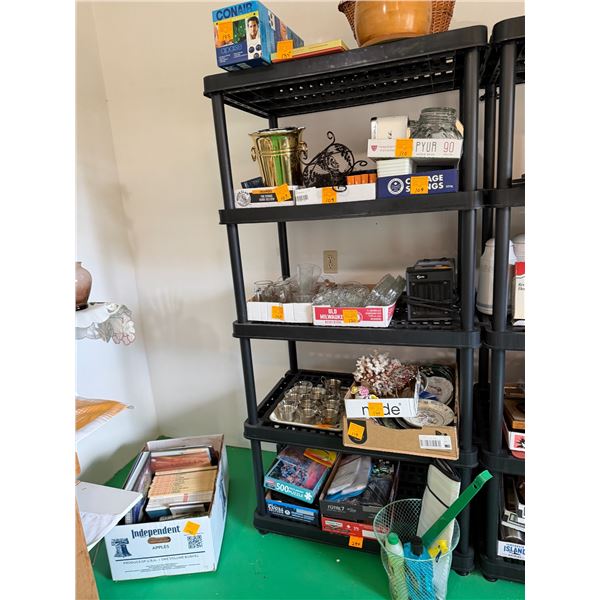 Shelf contents not included