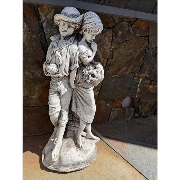 Garden statue 34 1/2 inches tall