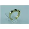 Image 1 : Genuine Diamond & Blue Sapphire Ring 14K Gold