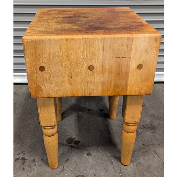 24" x 24" Solid Wood Butcher Block