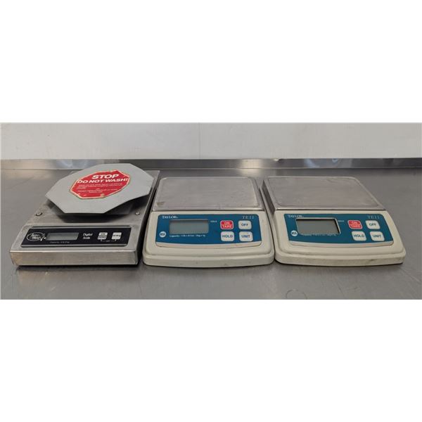 Accu-Weigh & Taylor Scales - Lot of 3pcs