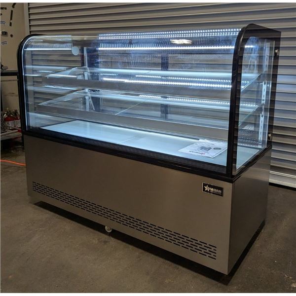 60" Dry Bakery Floor Display Case, Omcan 47104