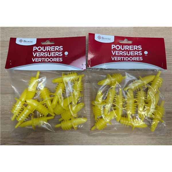 Yellow Free Pourers, Browne 57484117 - Lot of 24