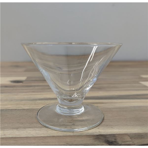 Kyoto 5oz Footed Martini Glasses, Arcoroc N6216 - Lot of 16