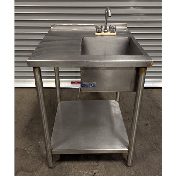 14" x 14" x 10" Tub Stainless Steel Sink W/Faucet