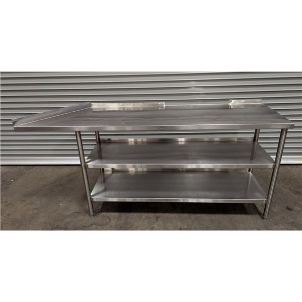 Custom Made 83" Stainless Steel Work Table