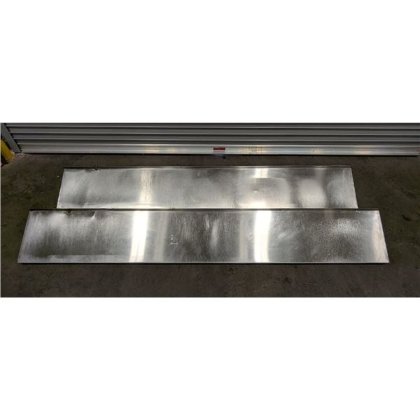96" x 14" Stainless Steel Wall Shelves - Lot of 2