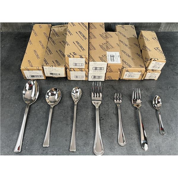 Misc Arcoroc Cutlery - Lot of Approx 140pcs