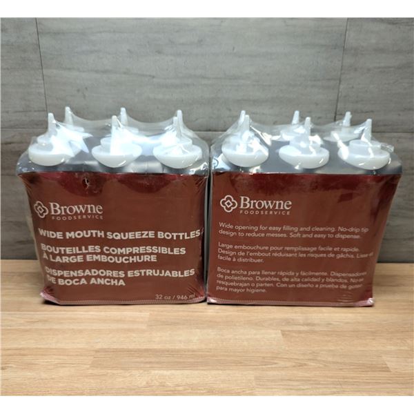 Browne 32oz Squeeze Bottles - Lot of 12