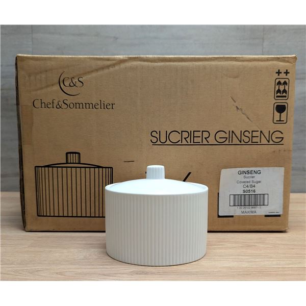 Ginseng 11oz Covered Sugar Bowls, Chef & Sommelier S0516 - Lot of 16