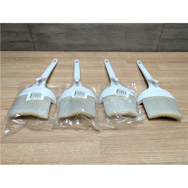3" Straight Pastry Brushes, Johnson-Rose 3931 - Lot of 4
