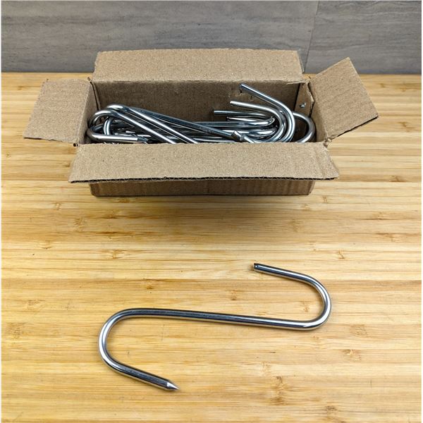 6-1/4" Stainless Meat Hook, Johnson-Rose 9116 - Lot of 10 (1 Box)