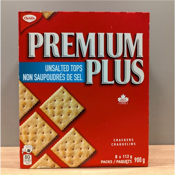 Christie Premium Plus Unsalted Tops, 900g - Lot of Approx 6