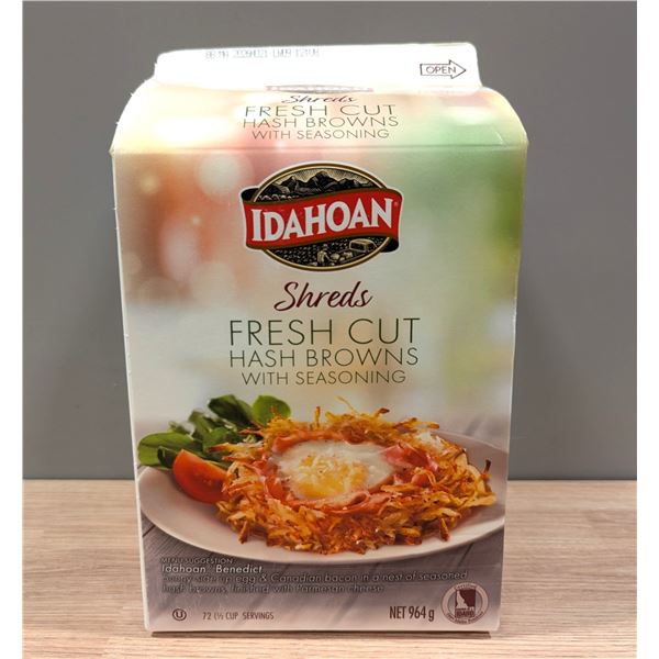Idahoan Fresh Cut Hash Browns with Seasoning, 964g - Lot of 3