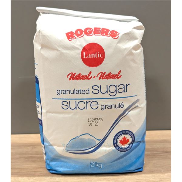 Rogers Granulated Sugar 2Kg - Lot of 10