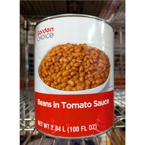 Gordon Choice Beans in Tomato Sauce, 2.84L - Lot of 5