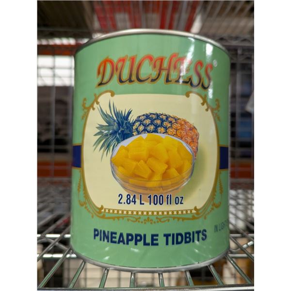 Duchess Pineapple Tidbits, 2.84L - Lot of 6