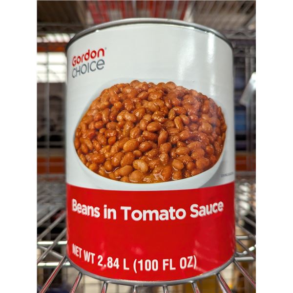 Gordon Choice Beans in Tomato Sauce, 2.84L - Lot of 6