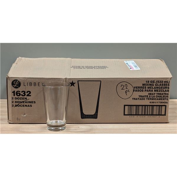 18oz/532ml Mixing Glasses - Lot of 22 | EC4