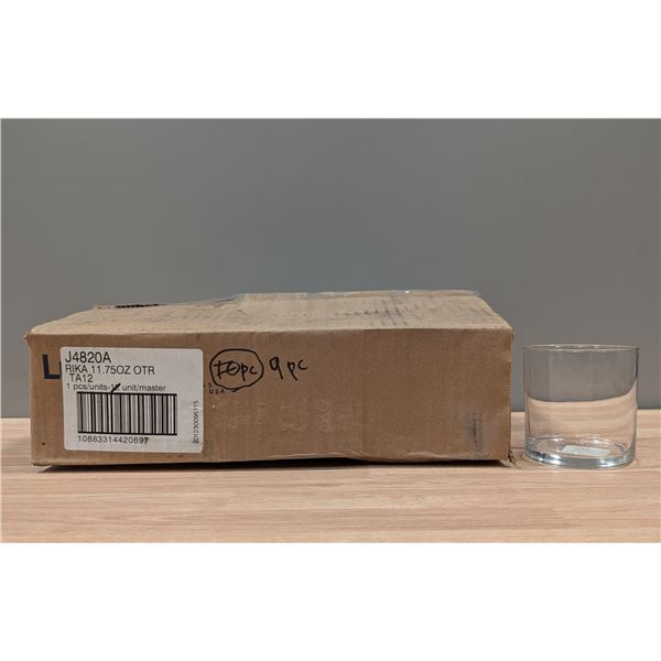 Luminarc 11-3/4oz Rika Old Fashioned Glasses - Lot of 9 | EC4