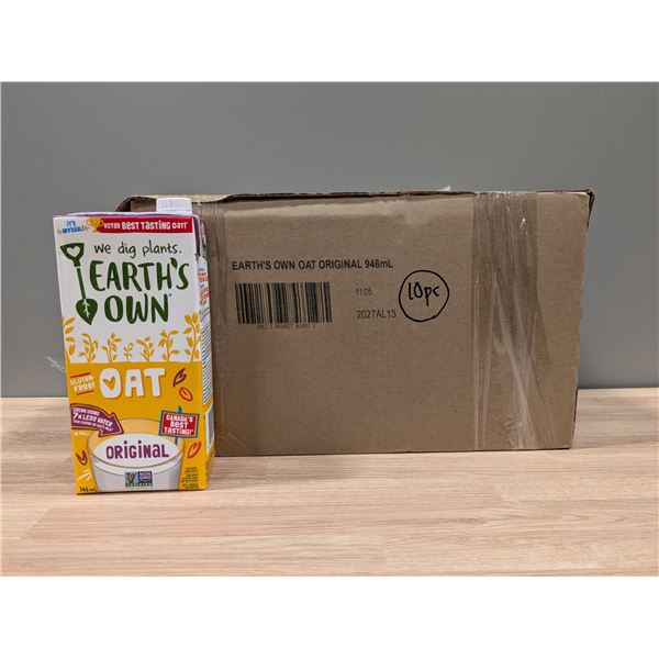 Earth's Own Oat Original, 946ml - Lot of 10 | EC3