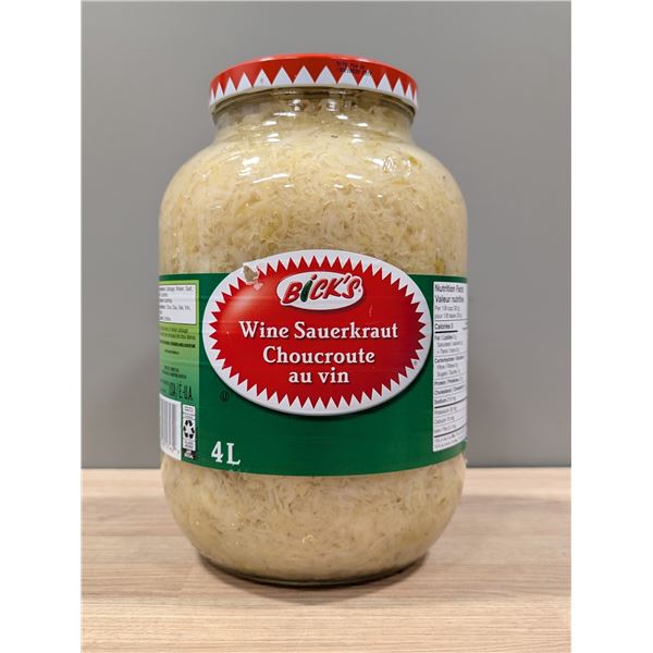 Bick's Wine Sauerkraut, 4L | RackJ
