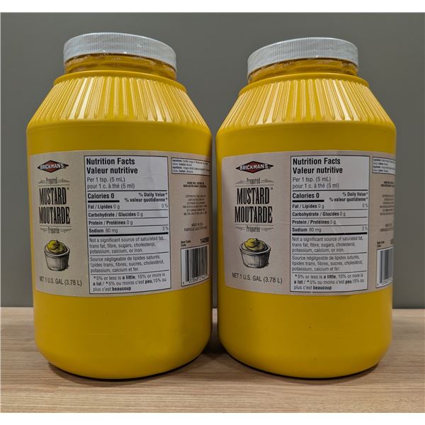 Brickman's Mustard, 3,78L - Lot of 2 | RackJ