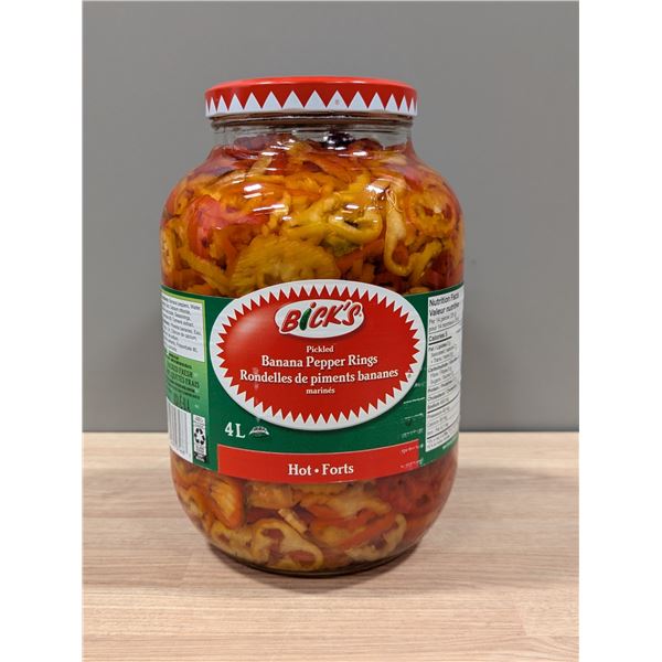 Bick's Banana Pepper Rings, 4L | RackJ