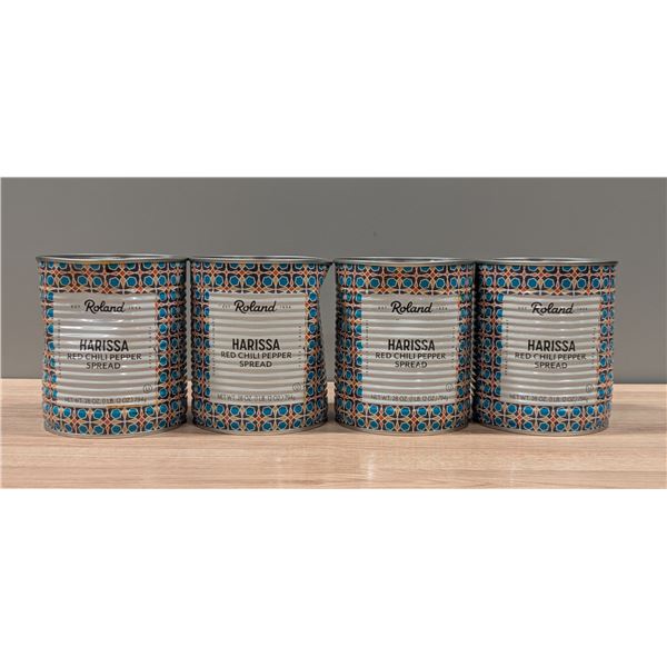Roland Harissa Red Chili Pepper Spread, 794g - Lot of 4 | RackJ