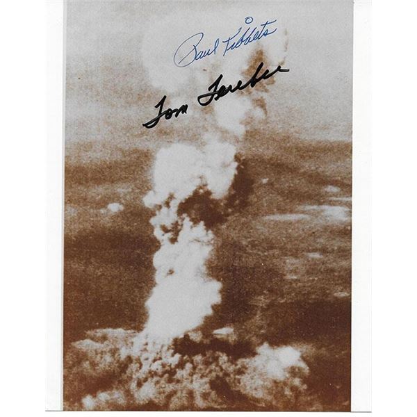 Enola Gay Paul W. & FEREBEE, Thomas W TIBBETS Signed Photograph