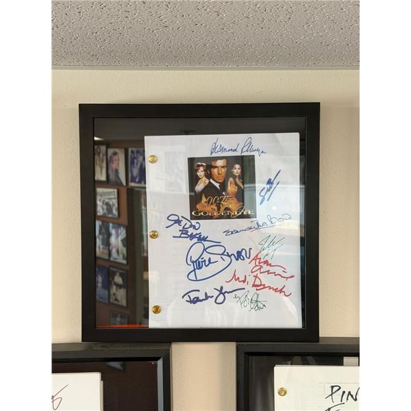 James Bond GoldenEye facsimile signed script