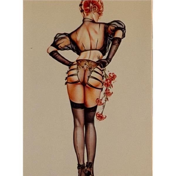 Artist Olivia DeBerardinis Pin Up 1992 Collector Card