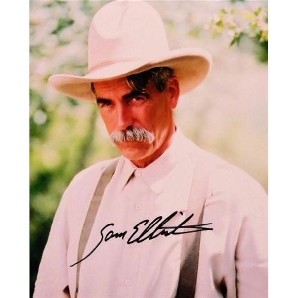 Sam Elliott signed portrait photo