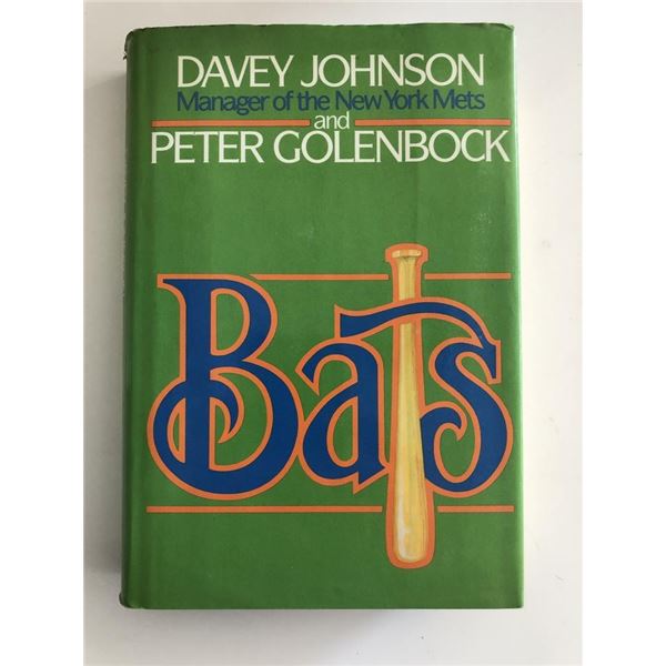 Bats 4 Time World Series Winner Davey Johnson signed book
