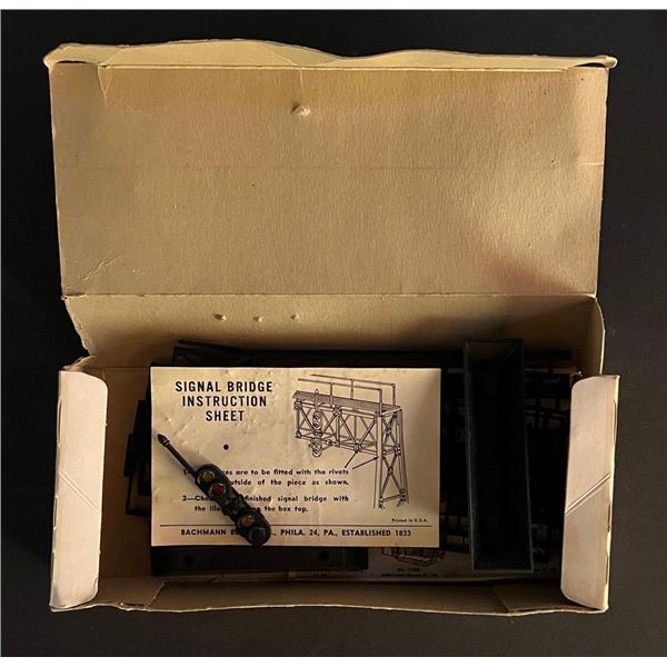 Bachmann Plasticville U.S.A. Signal Bridge model kit