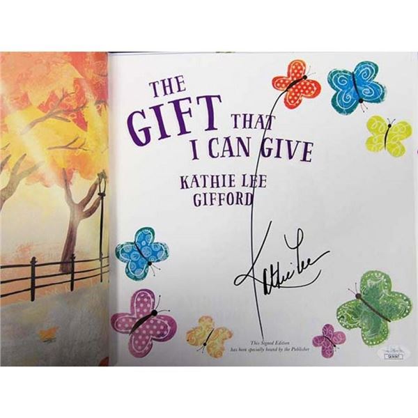 Regis and Kathie Lee Host Kathie Lee Gifford Signed Gift That I Can Give 2018 Hardcover Book JSA Aut
