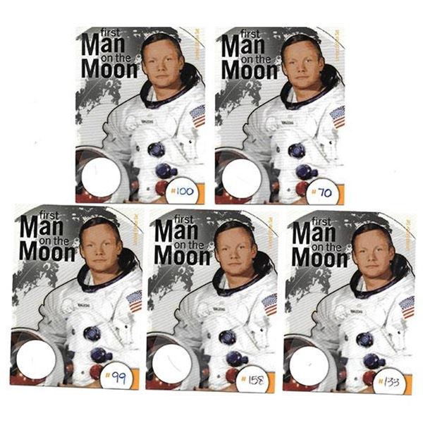 Astronaut Neil Armstrong signed space card